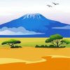 Mount Kilimanjaro Paint By Number