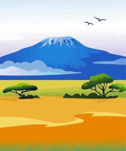 Mount Kilimanjaro Paint By Number
