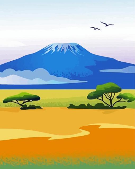 Mount Kilimanjaro Paint By Number