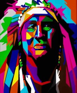 Native Pop Art Paint By Number