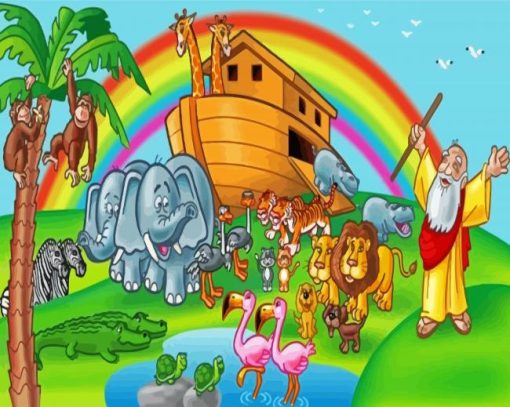 Noahs Ark Paint By Number