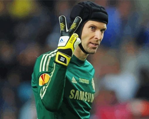 Petr Cech Football Player Paint By Number
