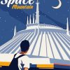 Space Mountain Poster Paint By Number
