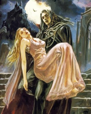 Vampire Couple Paint By Number