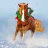 Aesthetic Christmas Horse Art Paint By Number