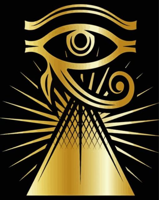 Aesthetic Eye Of Ra Paint By Number