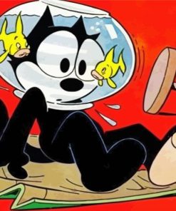 Aesthetic Felix The Cat Art Paint By Number