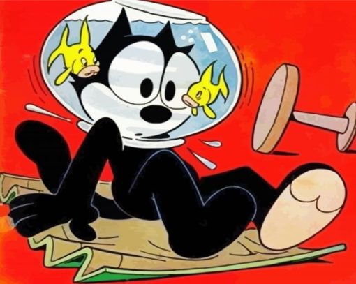 Aesthetic Felix The Cat Art Paint By Number