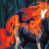 Fire Unicorn Paint By Number