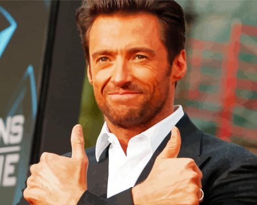 Aesthetic Hugh Jackman Paint By Number