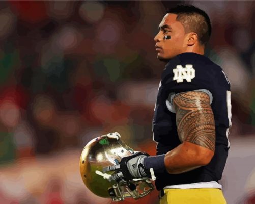 Aesthetic Manti Te'o Paint By Number