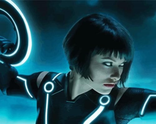 Aesthetic Quorra From Tron Legacy Paint By Number