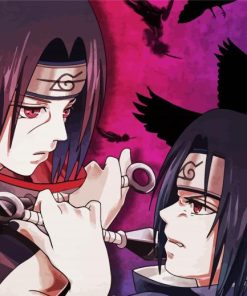 Aesthetic Itachi And Sasuke Paint By Number