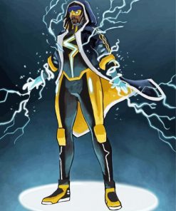 Aesthetic Static Shock Paint By Number