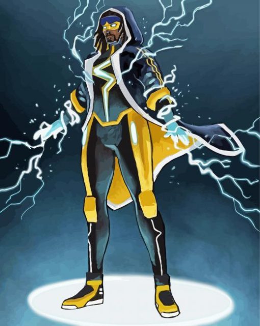 Aesthetic Static Shock Paint By Number