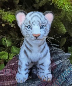 Aesthetic White Baby Tiger Paint By Number