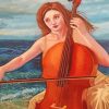 Aesthetic Woman Playing Cello Paint By Number