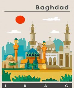 Baghdad Iraq Paint By Number