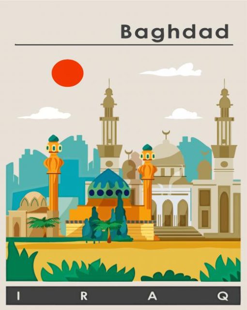 Baghdad Iraq Paint By Number
