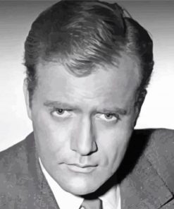 Black And White Vic Morrow Paint By Number