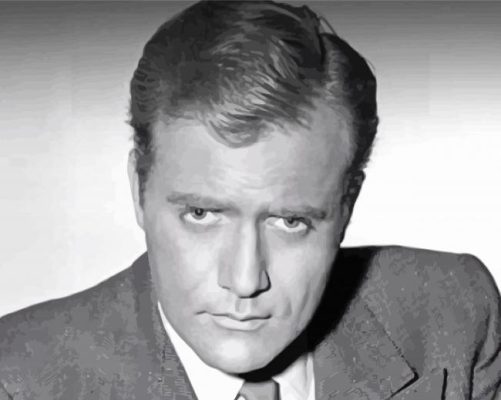 Black And White Vic Morrow Paint By Number