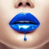 Blue Lips Paint By Number