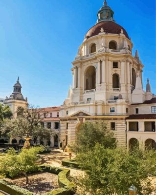 City Hall Pasadena Paint By Number