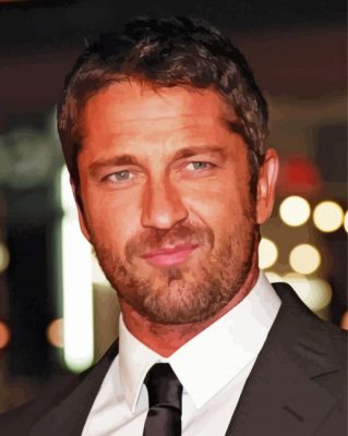 Classy Gerard Butler Paint By Number