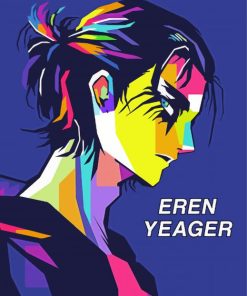 Cool Eren Yeager Paint By Number