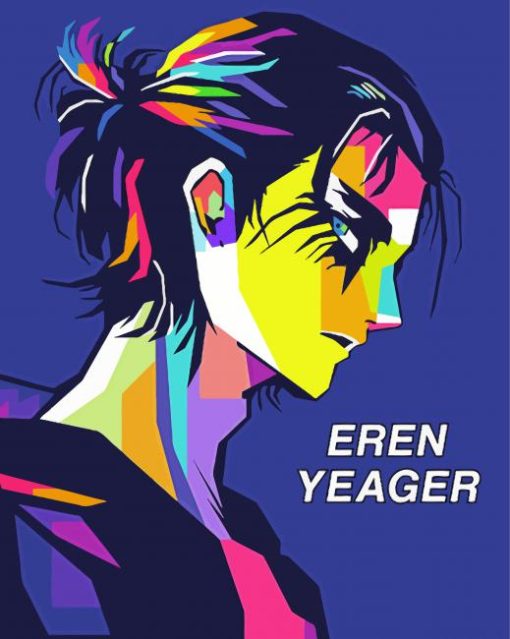 Cool Eren Yeager Paint By Number