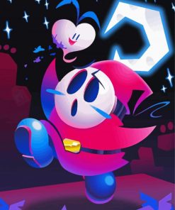Cute Shy Guy Paint By Number