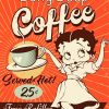 Betty Boop Coffee Paint By Numbers