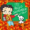 Betty Boop September Paint By Numbers